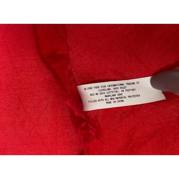 Vintage Four Star Santa Claus Plush Puffalump Style Nylon Stuffed Christmas 16" - Picture 8 of 8